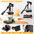 Cast Iron Citrus Juicer, Hand Press Manual Fruit Juicer with Stainless Steel Cup
