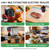 4-in-1Electric Mason Jar Vacuum Sealer Kit for Wide &Regular Mouth Jars,Wine Bottles,Vacuum Bags