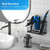 Dryer Holder, 3 in 1 Blow Bathroom Organizer Wall Mounted/Cabinet Door