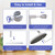 Hair Dryer Stand with 360 Rotating Head, Hands Free, Large Hook,Heavy Duty