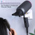 Mounted Self Adhesive with Cord Organizer Hands Free Hair Dryer Holder
