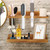 Blow Dryer Holder, Wooden Bathroom Organizer Storage Shelf for Hair Tools