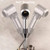 Hair Dryer Holder, Black Hair Tool Organizer Wall Mount with Plug &Cord