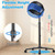 Standing Hair Dryer with Time Settings, Touch Controls and 3 Temperature