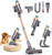 Cordless Vacuum Cleaner, 55KPA 650W 70Mins Stick Vacuum Cleaners for Home with Motorized Bed Brush, Flexible Hose