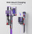 650W 55KPA 90Mins Vacuum Cleaners for Home with Self-Standing,Smart Display,V-Shaped Anti-Tangle Brush,Wall Mount Charging,Cordless Stick Vacuum for Home