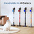 NEWBULIG Cordless Vacuum Cleaner, Lightweight Stick Vacuum for Home with Anti-Tangle and LED Lights