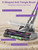 OXVAC Cordless Vacuum Cleaner, 60KPa 650W Stick Vacuum with 80Mins Runtime, Smart AUTO Mode, Anti-Tangle Brush, Self-Standing Vacuum Cleaner for Home