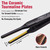 Flat Iron Hair Straightener, 0.3 Inch, Ceramic
