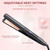 Hair Straightener, Flat Iron 1 Inch Titanium Ceramic Ionic Hair Straightener