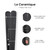 Flat Iron Hair Straightener | Fast Heating Ceramic Flat Iron