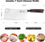 imarku Cleaver Knife 7 Inch Meat Cleaver, Japanese High Carbon Stainless Steel