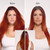 Hair Straight Forward Titanium Flat Iron | Professional 2-in-1 Hair Styling Iron