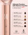 Hair Straightener Brush Rose Gold - Ionic Anti-Frizz Hair