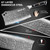 7” Cleaver Knife，Ultra Sharp Vegetable and Meat Butcher Knife with Finger Guard