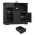 Microwave Cabinet, Kitchen Storage Cabinet with 3 Doors and 1 Drawer, Buffet Sideboard with Adjustable Shelves