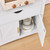 3-Tier Microwave Stand with Charging Station