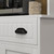 Microwave Cabinet with Storage Drawer, Double Door Cabinet and Adjustable Shelf
