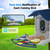 DOCOON Smart Bird Feeder with Camera, 2K HD AI Identify Birds Species, Bi rd Watching Camera with Solar Panel, Instant Notifications, Ideal Present for Bird Lover, Dark Blue