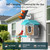 DOCOON Smart Bird Feeder with Camera, 2K HD AI Identify Birds Species, Bir d Watching Camera with Solar Panel, Auto Capture Bird Videos & Instant Notifications, Ideal Present for Bir d Lover, Blue