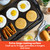 bella Electric Non-Stick Griddle, Make 10 Eggs At Once, Healthy-Eco Non-stick Coating, Hassle-Free Clean Up, Large Submersible Cooking Surface, 10.5" x 20", Black