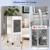 3 IN 1 Evaporative Air Cooler with 2 Gal Water Tank, 4 Ice Packs, 8H,3 Speeds, 4 Modes, Windowless Portable Air Conditioners for Bedroom