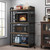 4-Tier Kitchen Baker's Rack,Microwave Stand with Storage Suitable for Kitchen, Living Room