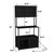 Industrial Microwave Oven Stand with Shelves, Kitchen Utility Storage Shelf with Cabinet