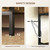 Kitchen Bakers Rack with Power Outlet, Coffee Bar Cabinet with Storage Shelves