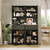 GarveeLife Tall Kitchen Pantry Cabinet with Charging Station and Microwave Stand