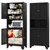 69" Tall Metal Pantry Cabinet with Microwave Stand,Microwave Storage Cabinet