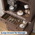Pantry Cabinet, Kitchen Hutch Bar Cabinet with Microwave Stand