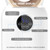 Bladeless Tower Fan for Bedroom, Powerful 26ft/s Airflow, 24 Speeds, 90° Oscillation, 12H Timer, Standing Fans with Remote