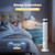 NEWBULIG Tower Fan for Bedroom, Oscillating Standing Bladeless Fan with Remote, 5 Speeds & 4 Modes, 28dB Quiet for Sleep