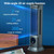 Tower Fan, Bladeless Low Noise 30dB with Dual Use Vertical Horizontal and USB Type C Charging, for Home Office
