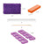 Pedicure Set, Purple Pumice Pad, Wood Nail File 80/100 Grit, Mini
