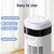 OLIXIS Tower Fan for Bedroom, 28dB Quiet Floor Standing Fan with Remote, 12H Timer, 5 Speeds, 4 Modes, LED Display