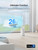 PELONIS Bladeless Tower Fan with 26-33ft Powerful Airflow, Alexa and Google Compatible, 6-Speed Settings for Home Office