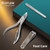 Manicure Set 11 in 1 Stainless Steel Nail Clippers for Men，Manicure Kit for Women