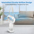 Simple Deluxe 27 Inch Bladeless Tower Fan with Remove, Cooling Fan for Indoor Use