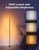 Modern Floor Lamp with Music Sync and 16 Million DIY Colors, Standing Lamp for Bedroom Living Room
