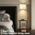 PESRAE Floor Lamp with Table, End Tables with Charging Station(USB & Type-C & AC Port), 3 Color Temperatures 9W LED Bulb