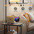 PESRAE Floor Lamp with Table, End Tables with Charging Station(USB & Type-C & AC Port), 3 Color Temperatures 9W LED Bulb