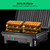 Electric Panini Press Grill, Compact 2-Slice Sandwich Maker, Non-Stick Coated Plates