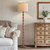 BOBOMOMO 62" Rustic Floor Lamp for Living Room, Retro Farmhouse Floor Lamp Rotary Switch