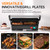 Panini Press Grill, 1000W Sandwich Maker with Non-Stick Coated Plates