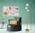 Fiqevs 3 Globe Floor Lamp Mid Century Modern, Gold Standing Lamp with Frosted Glass Shade & LED Bulbs for Living Room Bedroom Office