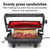 Hamilton Beach Panini Press Sandwich Maker & Electric Indoor Grill with Locking Lid