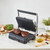 Indoor Grill & Panini Press, Dishwasher-Safe Nonstick Cooking Plates