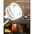 36W Floor Lamp with Flexible Arm, 3 Colors Ring Light with Heavy-Duty Base & Remote, Standing Lamp for Living Room/Workspace
